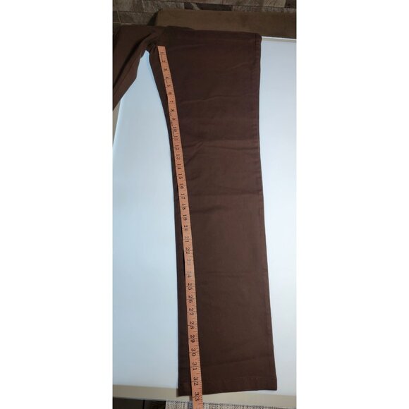 Goodthreads Pants Mens 31x34 Brown Fit 5 Pocket Chino Casual Cotton - Picture 11 of 15